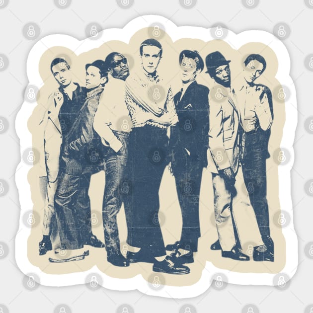 The Specials - Blue Vintage Sticker by Campfire Classic